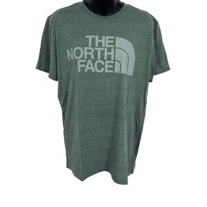 The North Face Mens Green Logo T-Shirt Size Small S Short Sleeve Casual Tee EUC